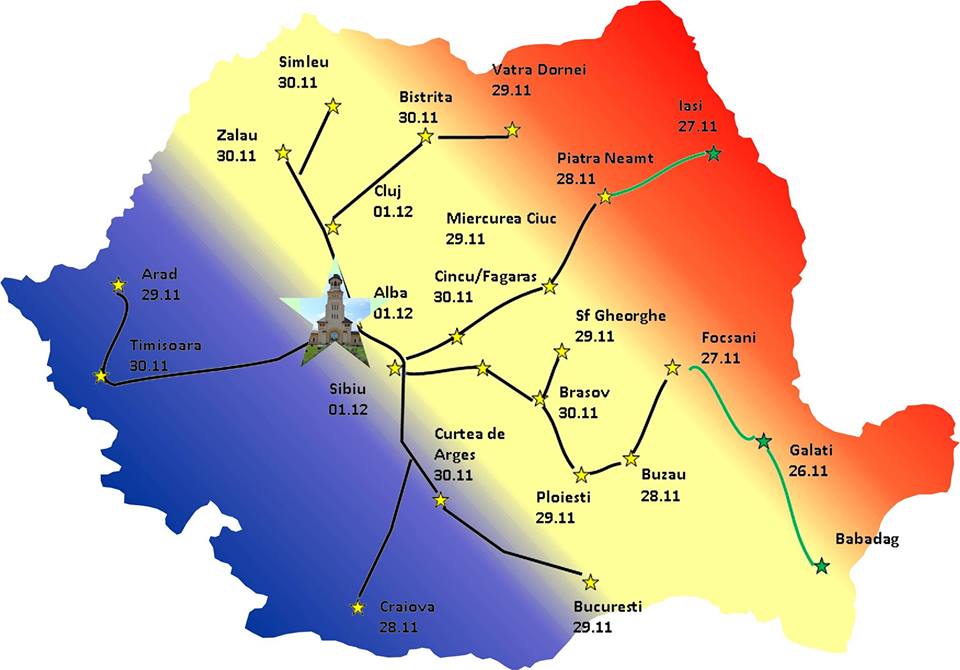harta stele pentru veterani